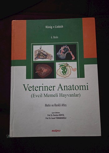Veteriner Anatomi (Evcil Memeli Hayvanlar) Kitabı