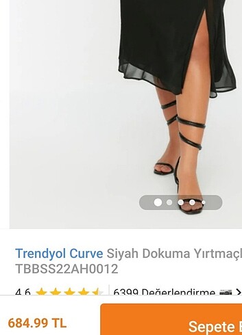 Trendyol & Milla Trendyol Curve Siyah Dokuma Elbise 