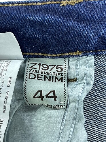 44 Beden lacivert Renk Zara Jean / Kot %70 İndirimli.