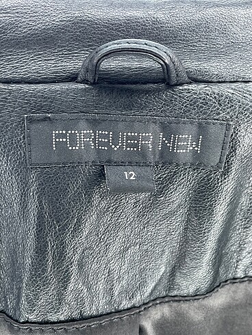 40 Beden siyah Renk Forever New Deri Ceket %70 İndirimli.