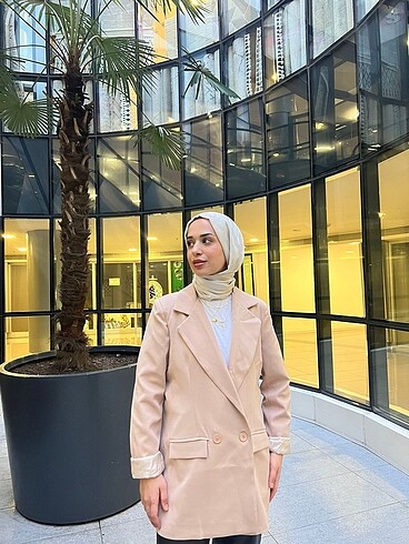 m Beden camel Renk BERSHKA BLAZER CEKET