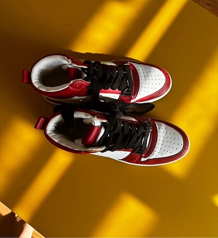 40 Beden bordo Renk Pull&Bear Jordan Tarzı Spor Ayakkabı
