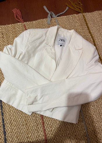 Zara Ekru Blazer Ceket