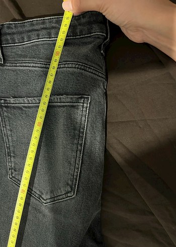 38 Beden gri Renk Gri Normal Boy Kadın Denim Pantolon