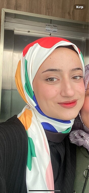 Renkli şal
