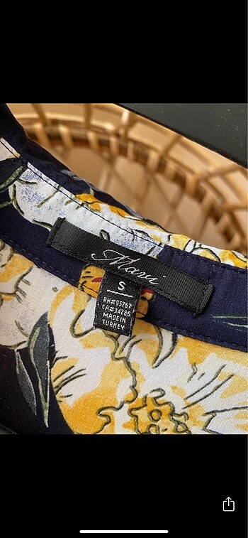 s Beden Mavi jeans elbise