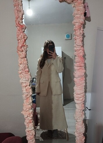 Zara etek ceket takım