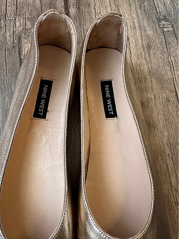 37 Beden Nine west gerçek deri babet