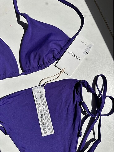 xs Beden mor Renk Oysho bikini takımı