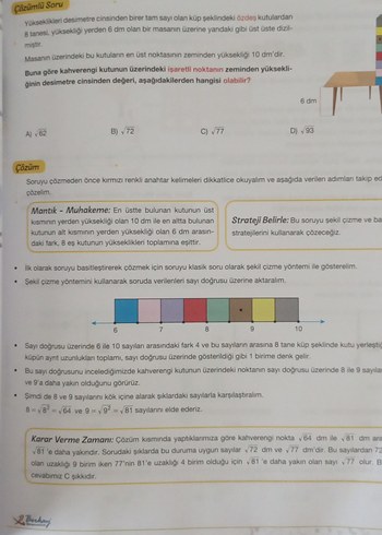 Beden LGS Matematik Problem Rehberi