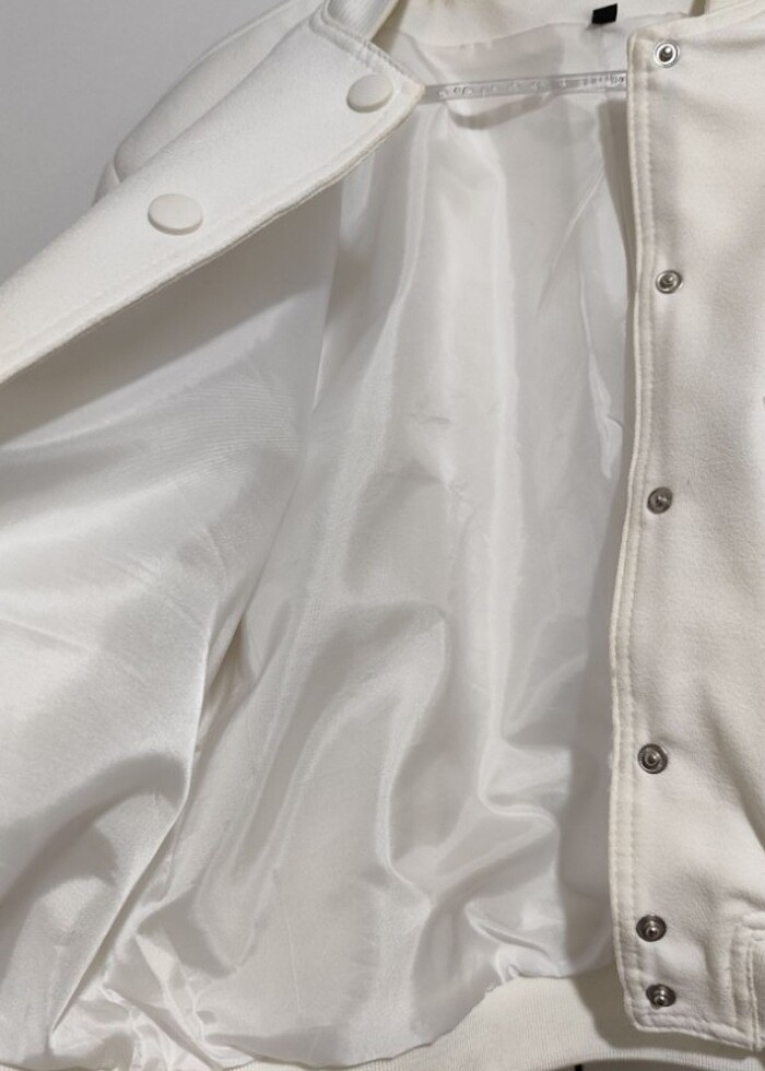 Ekru mevsimlik ceket  - Görsel 3