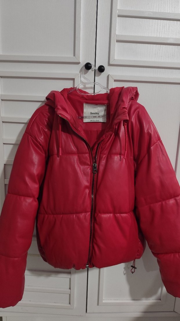 Bershka Deri şişme mont - Görsel 3