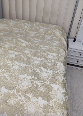 dantelli simli çift kişilik pike takımı - Görsel 3