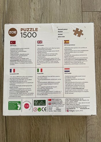 1500 Parça Deniz Manzaralı Puzzle
