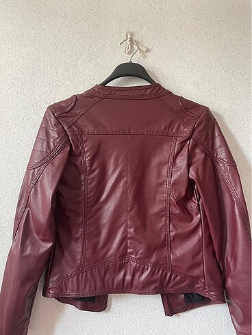 xs Beden bordo Renk Deri ceket