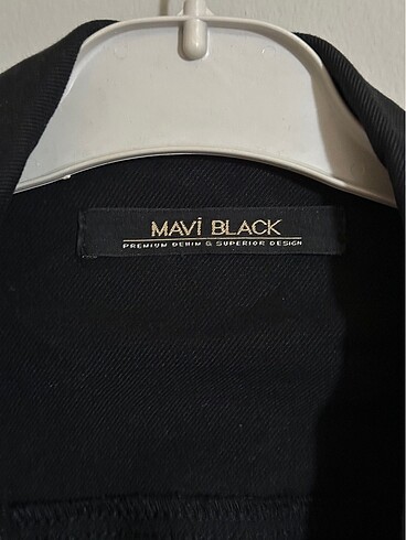 s Beden Mavi Black Erkek Kot Ceket