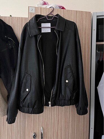 Bershka deri ceket