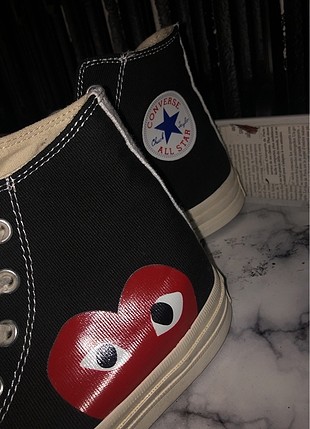 39 Beden COMME DE GARCON BLACK CONVERSE