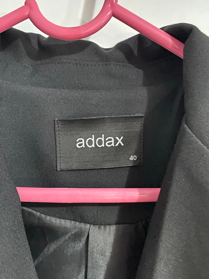 Kadın Siyah Düğmeli Ofis Blazer Ceket oversize - Görsel 4