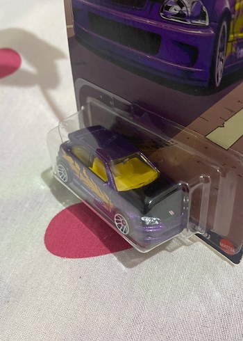 Mor '99 Honda Civic Type R (EK9) Oyuncak Araba - Görsel 2