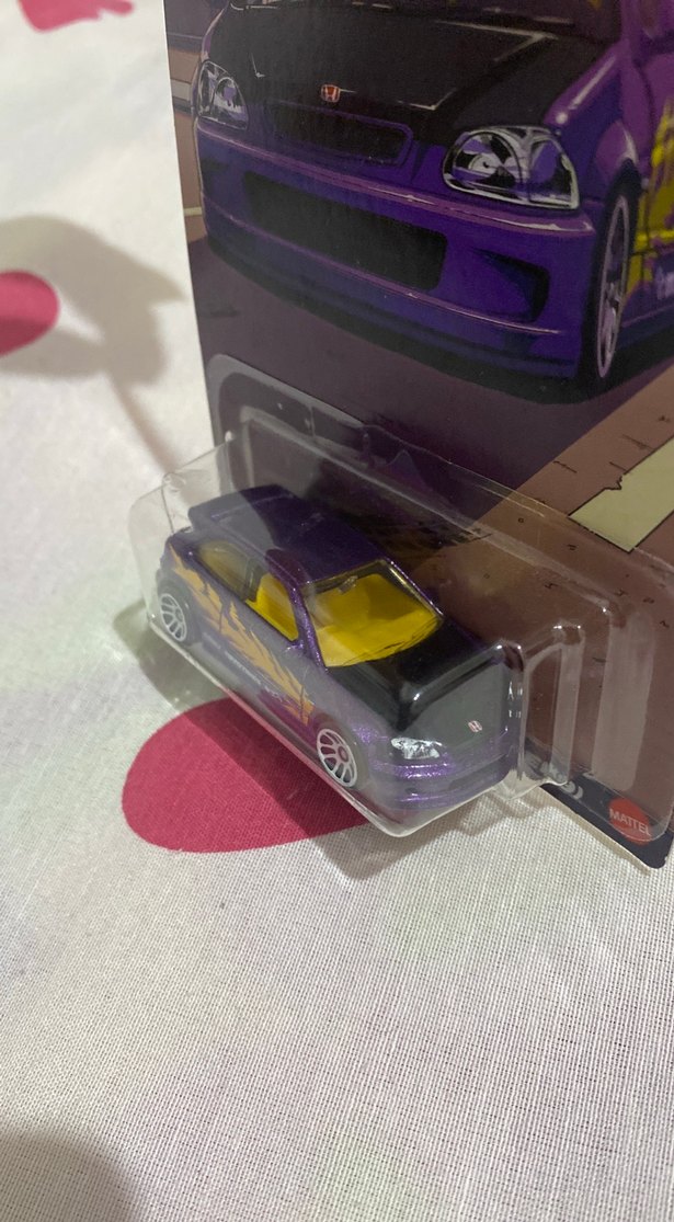 Mor '99 Honda Civic Type R (EK9) Oyuncak Araba - Görsel 2