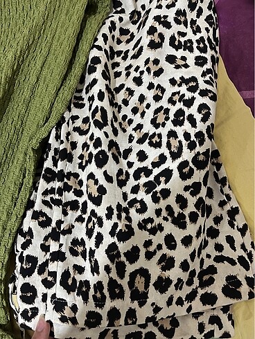 Zara leopar pantolon