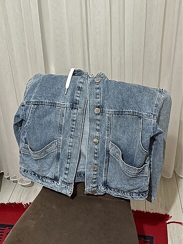 s Beden kapsonlu denim kot ceket