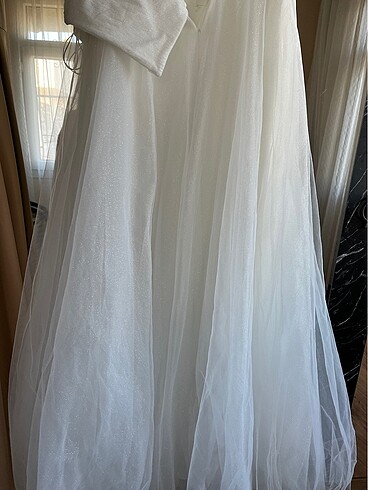 boncuklu omuz detay elbise - Görsel 5