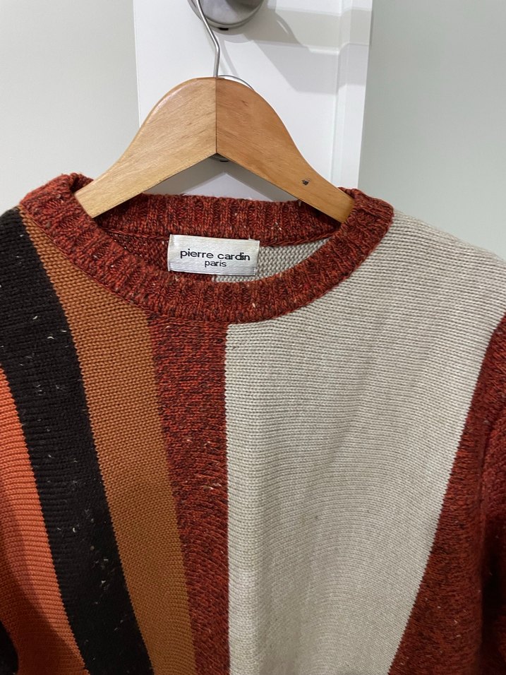 Erkek   Pierre cardin Kahverengi Desenli Kazak - Görsel 2