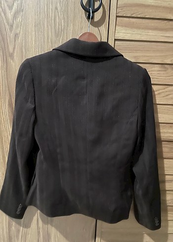 Kahverengi Süet Kadın Blazer Ceket - Görsel 3