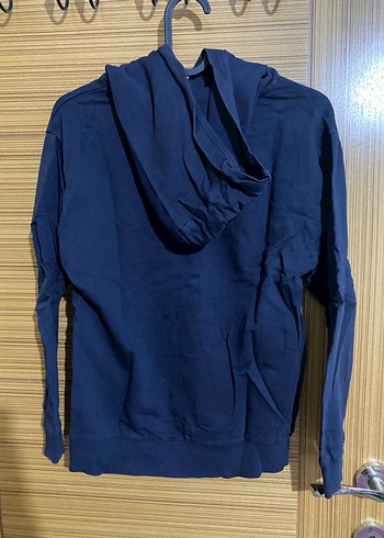 lacivert sweatshirt  - Görsel 2