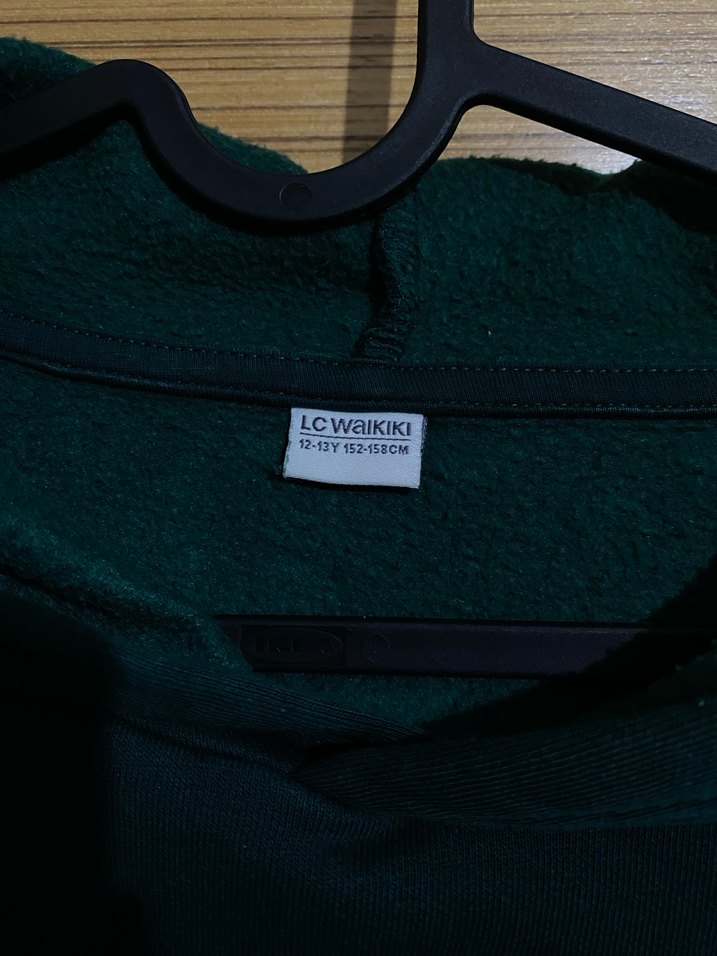 Yeşil sweatshirt  - Görsel 3