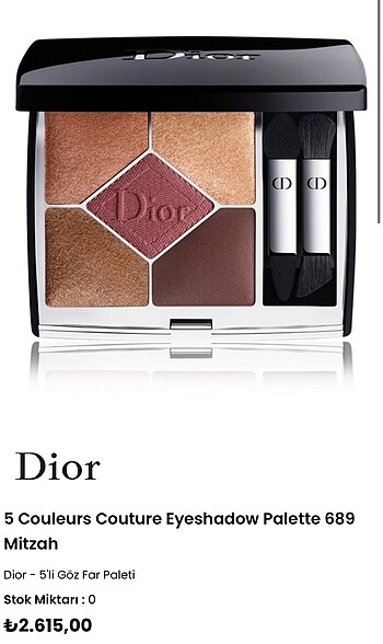 DIOR Eyeshadow Palette