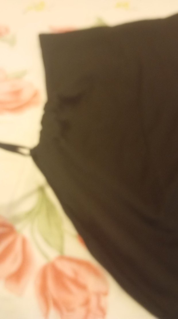 Siyah Drapeli Midi Hamile Eteği - Görsel 2