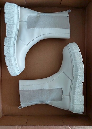Nine west krem kadın bot