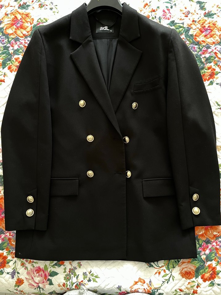 Adil Işık kadın siyah blazer ceket - Görsel 5