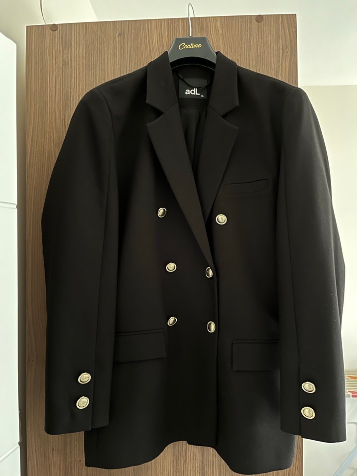 Adil Işık kadın siyah blazer ceket - Görsel 2