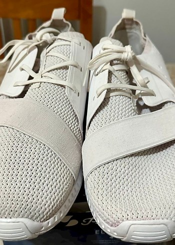 Under Armour erkek beyaz bez ayakkabı - Görsel 5