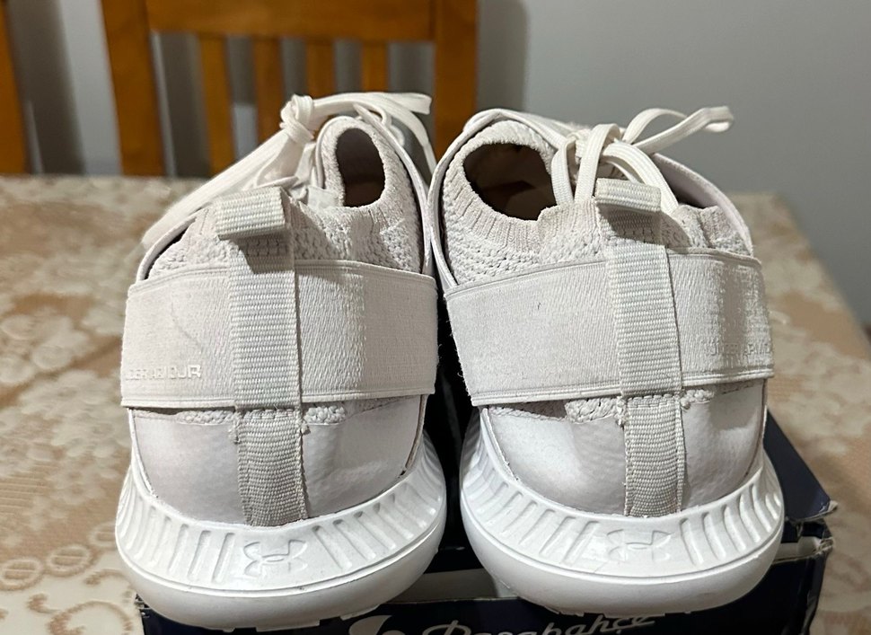 Under Armour erkek beyaz bez ayakkabı - Görsel 3