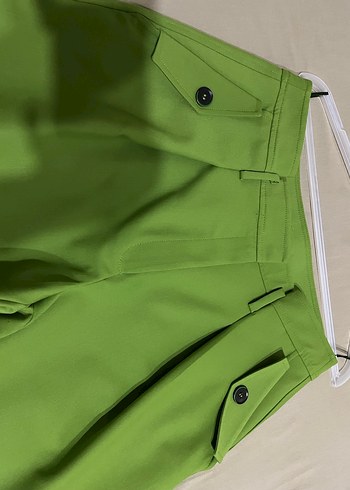AdL kadın yeşil kumaş pantolon - Görsel 3