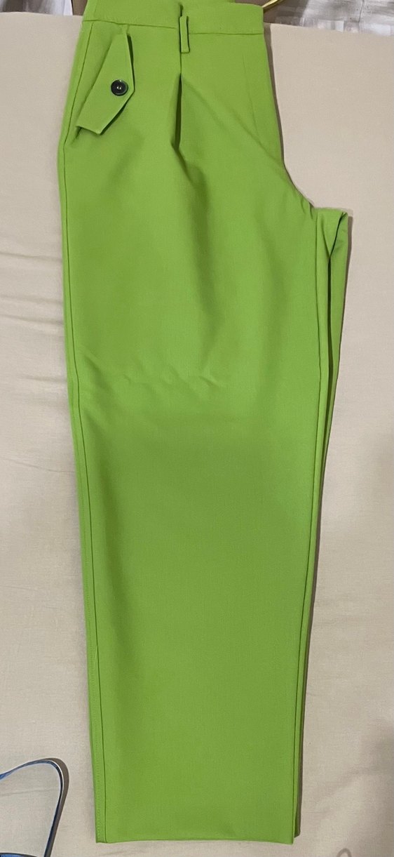 AdL kadın yeşil kumaş pantolon - Görsel 2