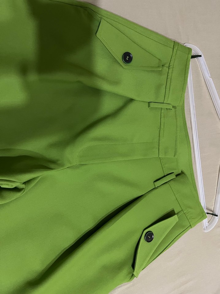 AdL kadın yeşil kumaş pantolon - Görsel 3