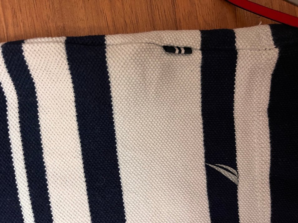 NAUTİCA Fermuarlı Çizgili Mini Etek - Görsel 4