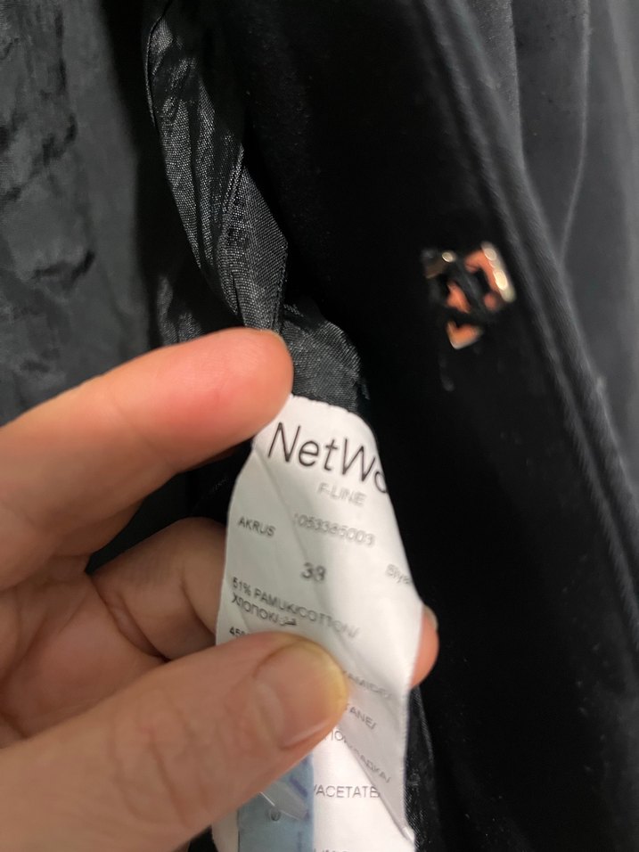 NETWORK Siyah Kadın  Midi Blazer Ceket - Görsel 4