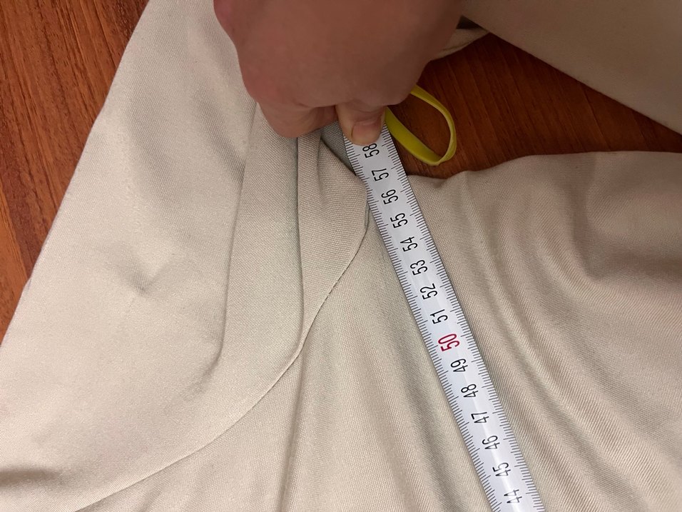 Bej Düğmeli Midi Kadın Ceket - Görsel 5