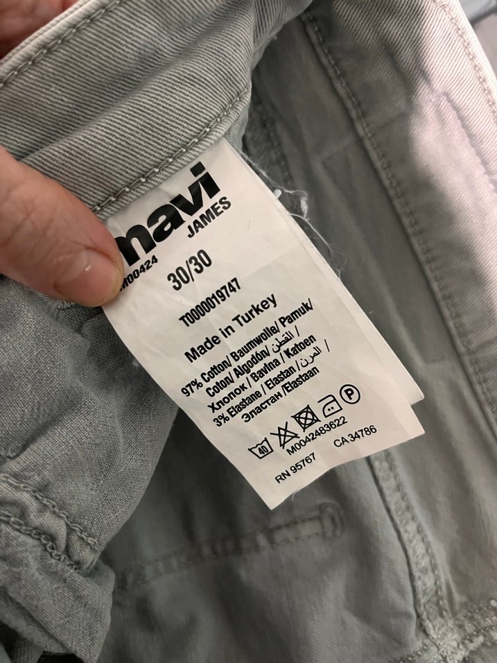 MAVİ JEANS Gri Regular Fit Erkek Denim Pantolon - Görsel 4