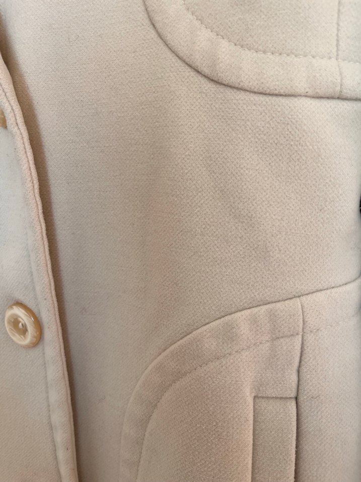 ADL ADİL IŞIK Düğmeli KEMİK Kaban - Görsel 4