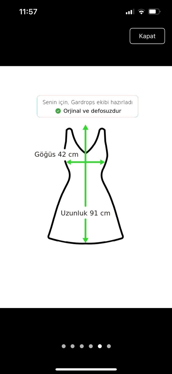 Kareli Kısa Kollu Midi Elbise - Görsel 4