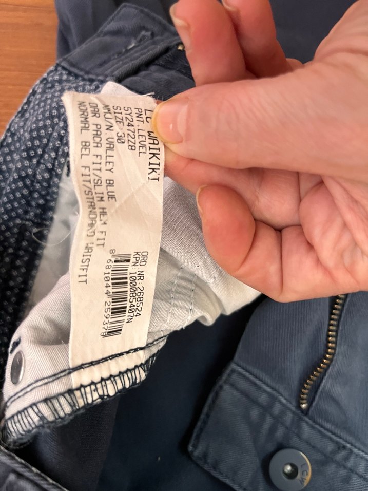 Erkek Regular Fit Lacivert Denim Pantolon - Görsel 5