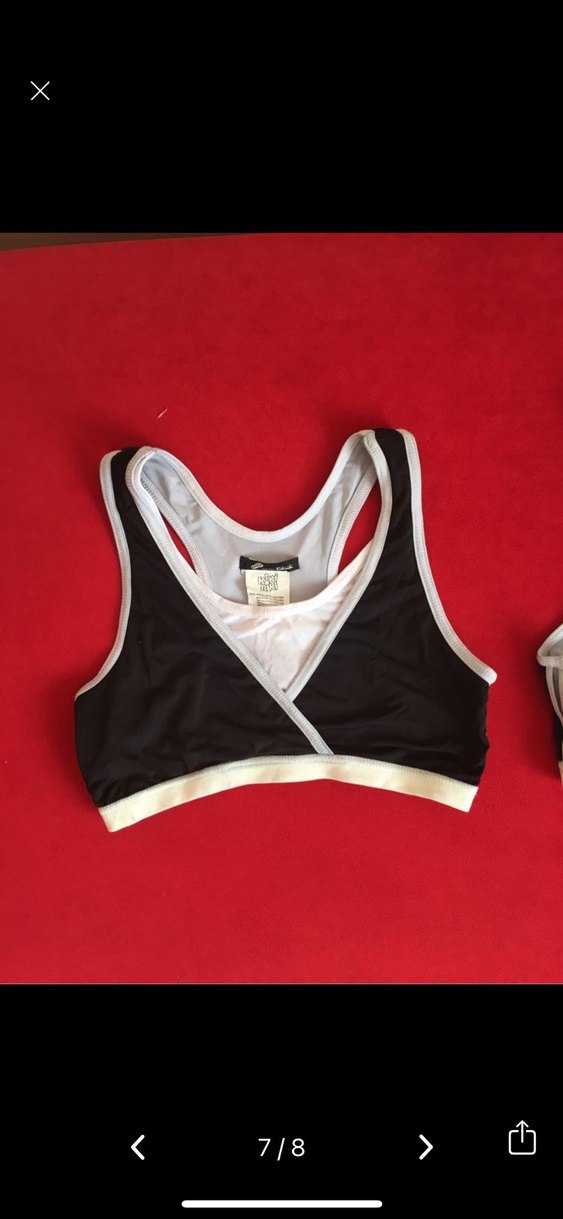 Siyah Mini Spor Sütyeni - Görsel 5